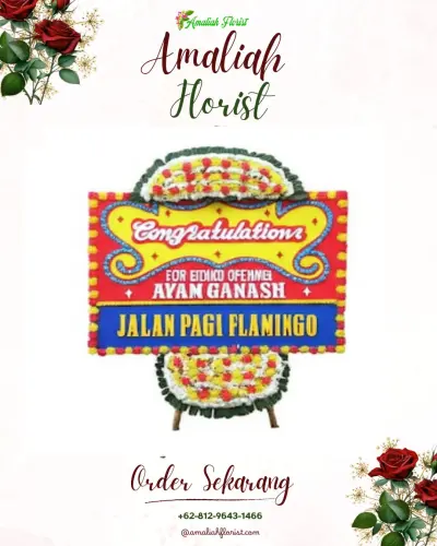 Bunga Papan Congratulation di Pasirdalem